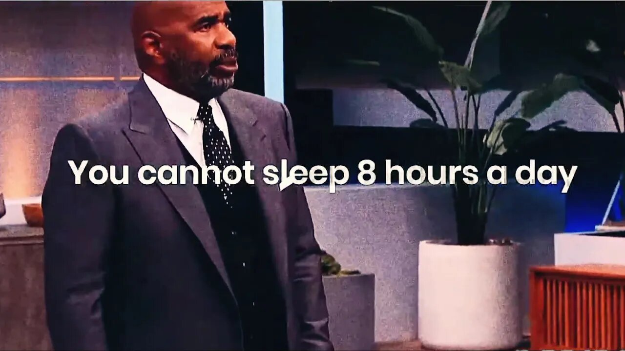 Rich People Don't Sleep 8 Hours A Day. (STEVE HARVEY) #Best Motivational Speech