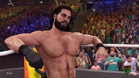 John Cena vs Seth Rollins WWE Chmaionship Match WWE 2K22