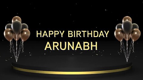 Wish you a very Happy Birthday Arunabh