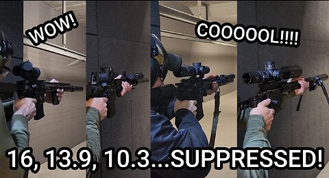 HUXWRX HX QD 5.56 Ti RANGE DAY With 13.9's and More Suppressors!