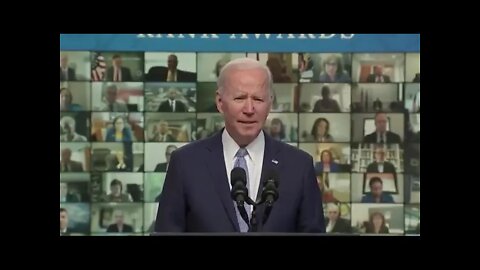 President Joe Biden Struggles with Teleprompter