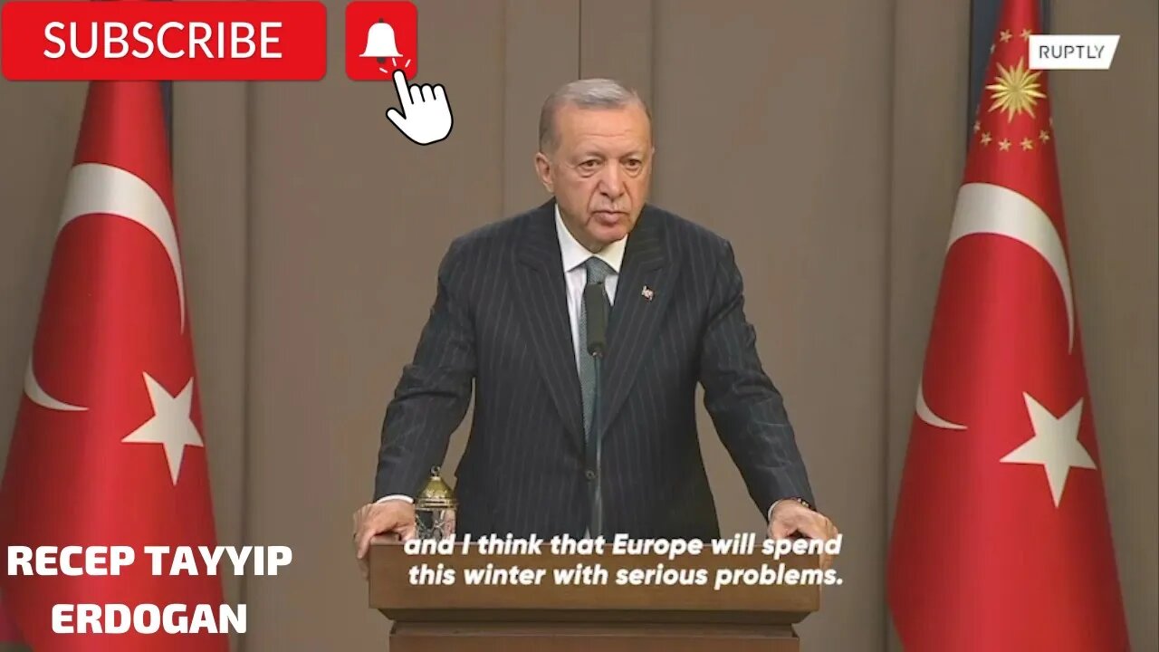 'Europe is reaping what it sows' - Erdogan on gas crisis (Subtitle)