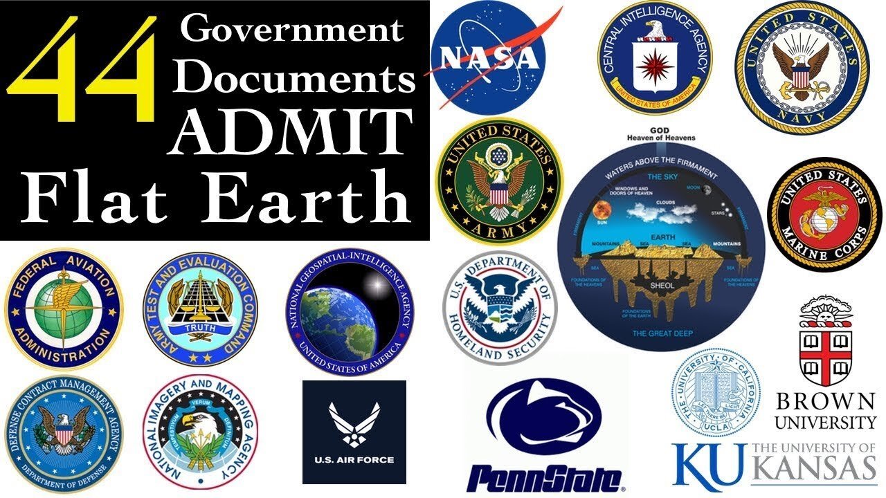 GOVERNMENT Documents - CONFIRMING Flat Earth & the Firmament