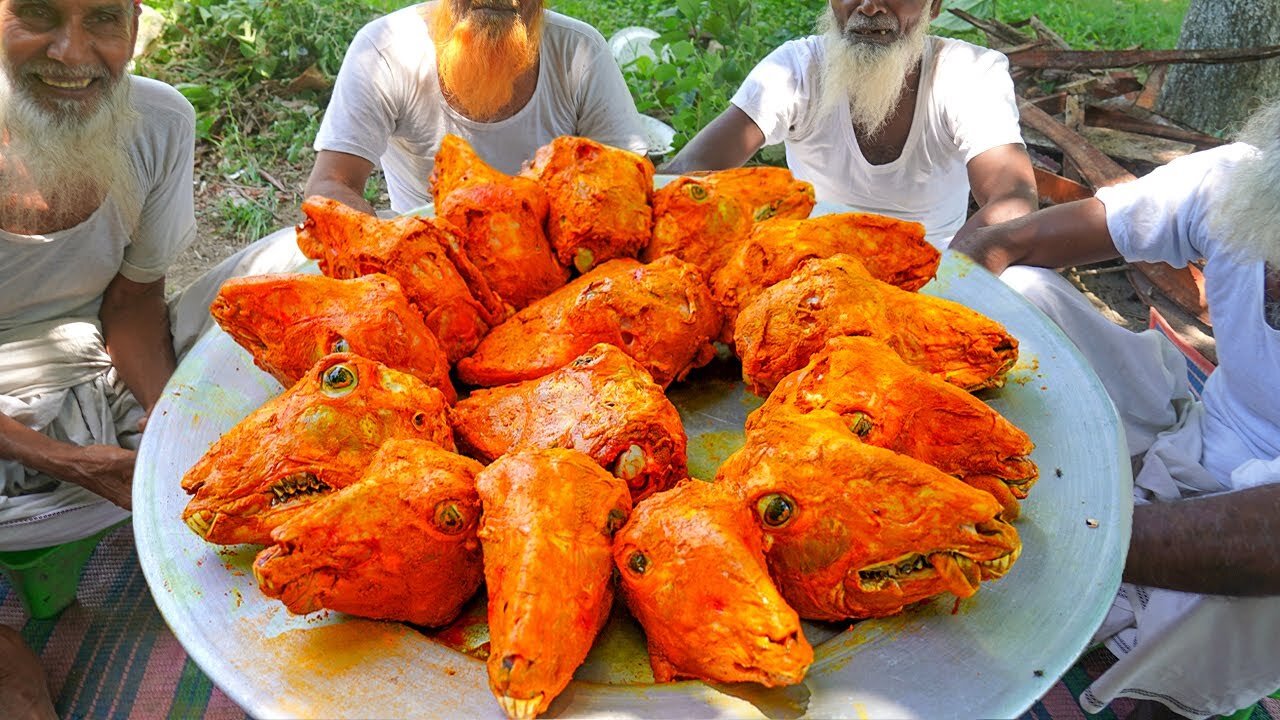 Mutton Head Meat Kosha Recipe - Potato Mixed Mutton Curry Cooking ,