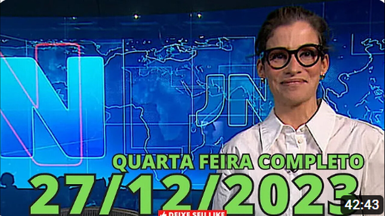 Jornal Nacional 12 27 2023 Quarta Feira Completo