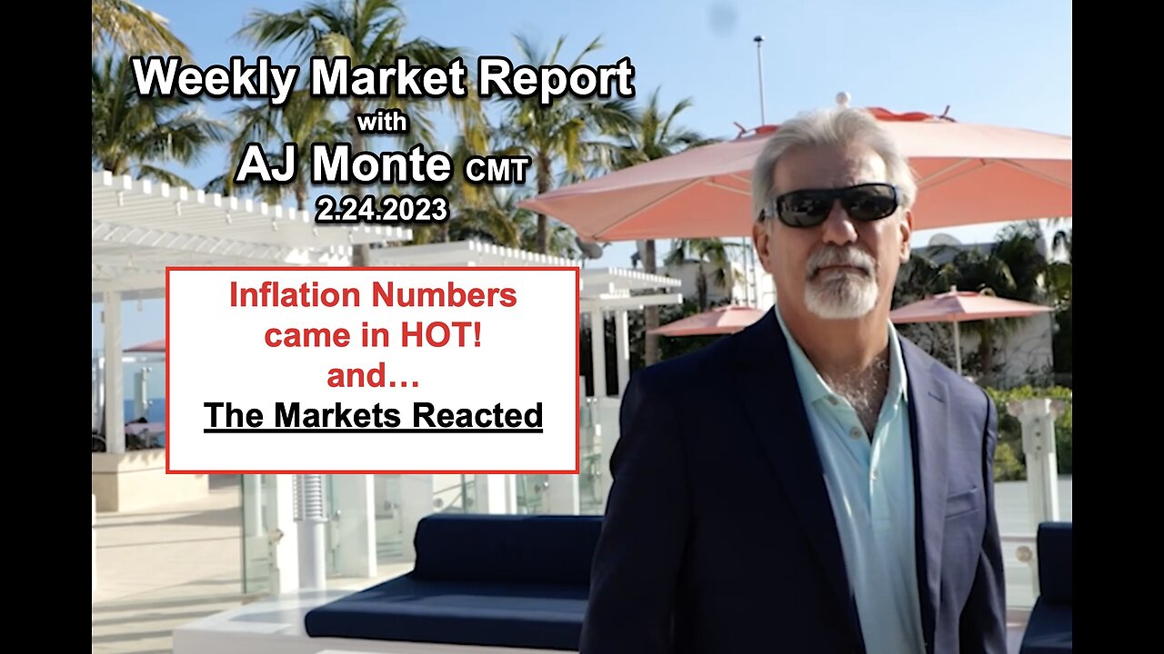 Inflation Numbers came in Hot and the Markets Reacted. Weekly Market Report with AJ Monte CMT