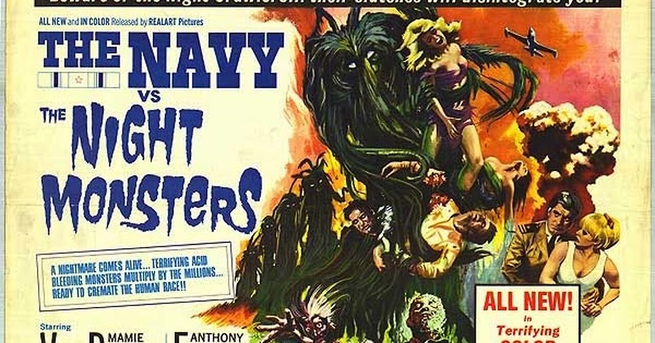 THE NAVY VS THE NIGHT MONSTERS (1966) movie trailer