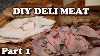 Making My Own Deli Meat At Home! | Sandwich Series Pt. 1