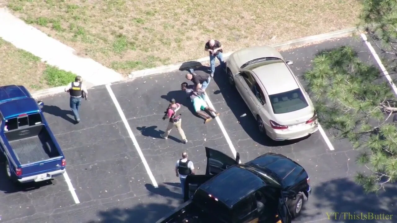 Daytona drug dealer arrest by undercover officers is captured by a drone