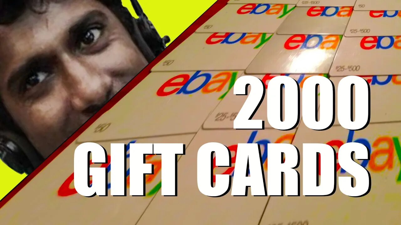 The Scam With 2000 Gift Cards