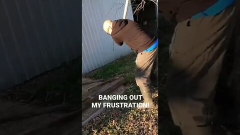 DIY Frustration Cured with a Baseball Bat!⚾️🤣 #shorts