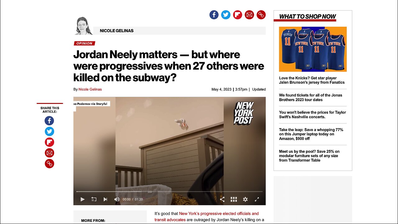 Who was Jordan Neely before death? And where were Leftist when 27 Others Were Killed on the subway?