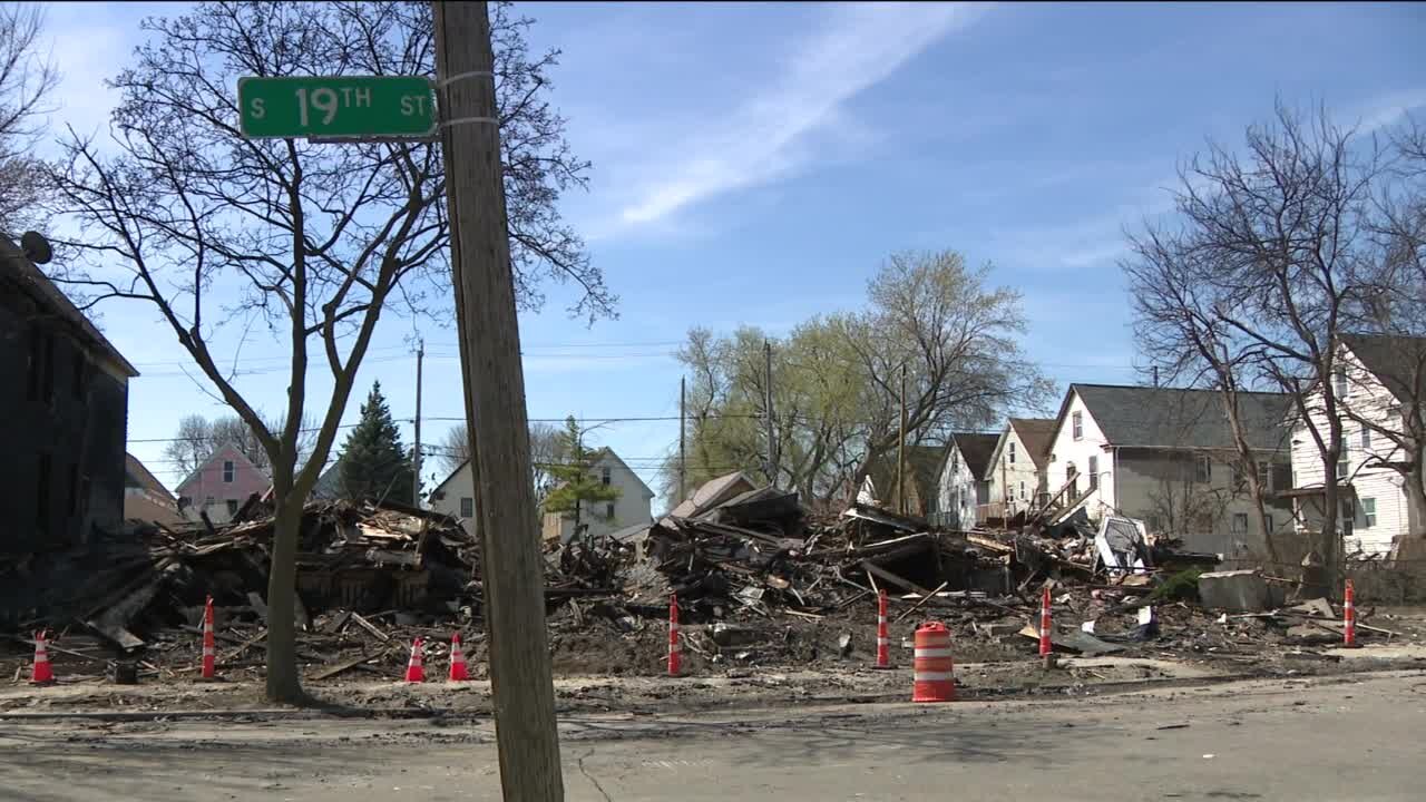 Woman and baby killed in massive fire on Milwaukee's south side