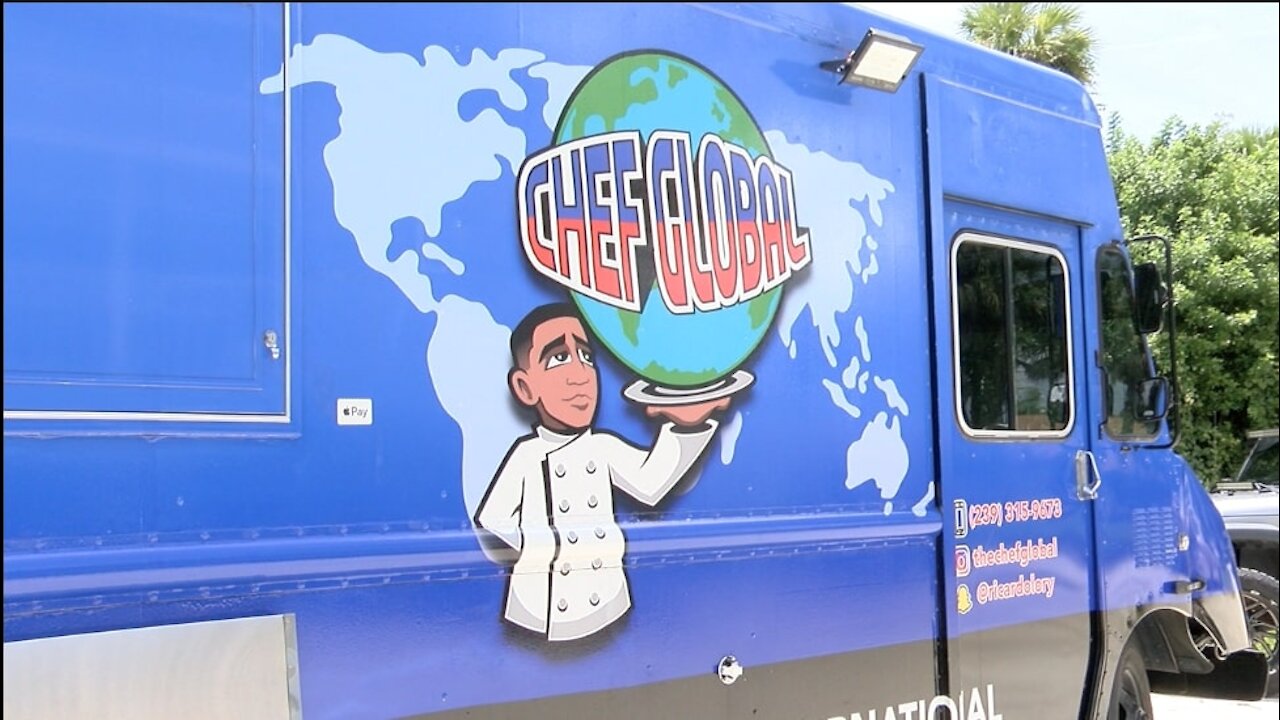 A local man creates the first solar energy food truck in Collier County