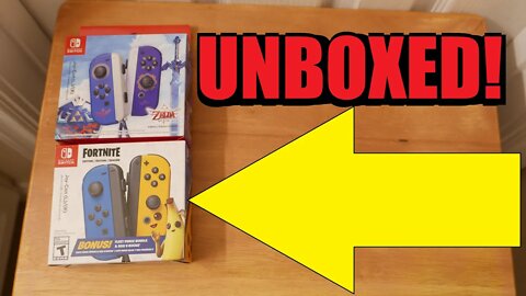 My Nintendo Switch JoyCon Family Grows a little! Unboxing more JoyCons!