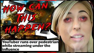 YouTuber Livestreams Hitting a Pedestrian in a Car While Getting High!