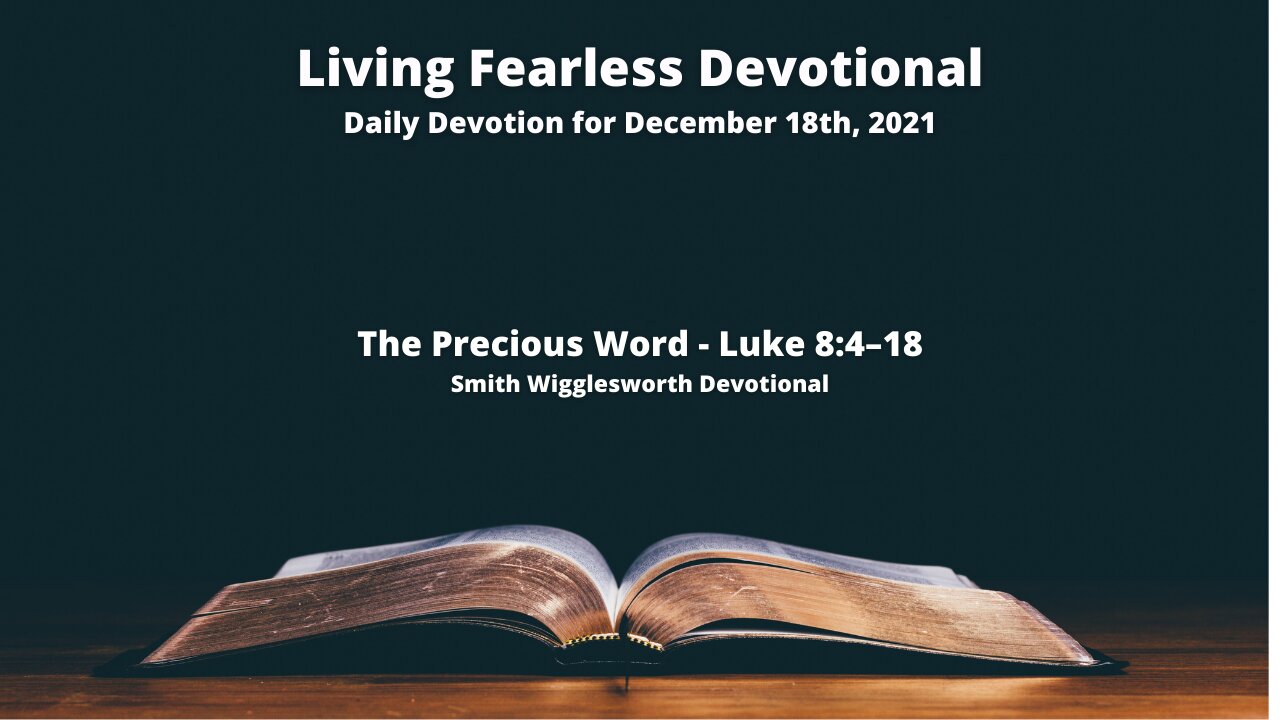 The Precious Word - Luke 8:4–18