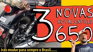 3 NOVAS ROYAL ENFIELD 650 irão mudar PARA SEMPRE a cena CUSTOM BRASILEIRA