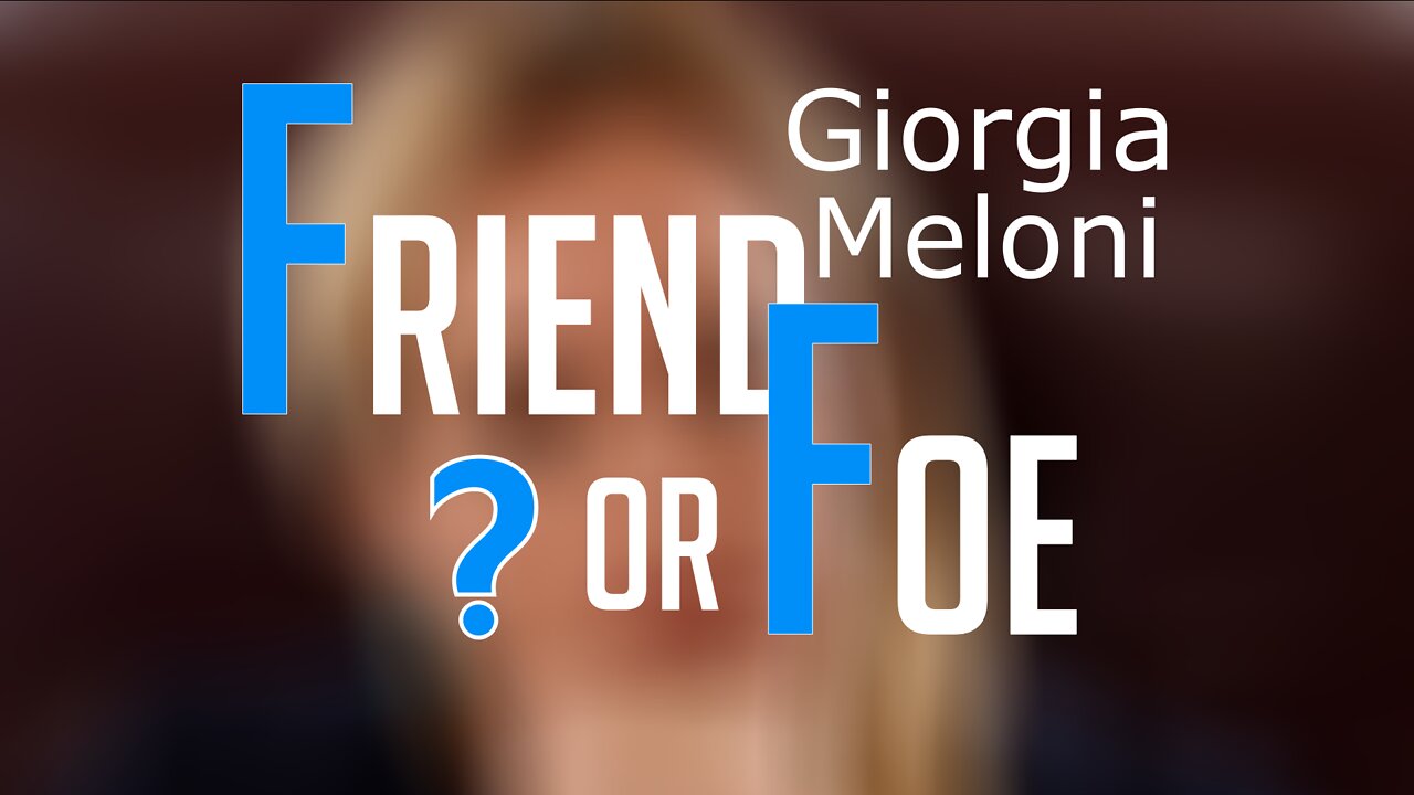 ECHOREEL: WHETHER FRIEND or FOE of HUMANITY * GIORGIA MALONI ?!