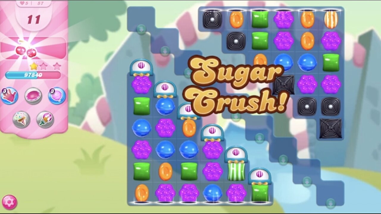 Candy Crush Saga | Level 57 | NO BOOSTERS | PASSED ON FIRST TRY! | 171440 🦄