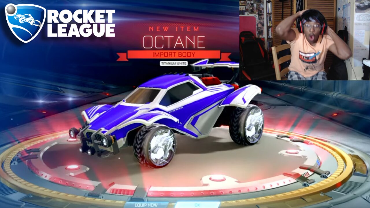 I Got A TITANIUM WHITE Octane In Rocket League [Not ClickBait]