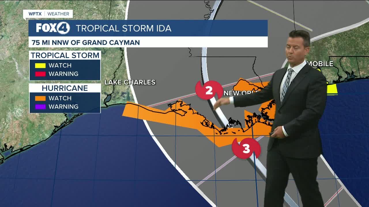 Tropical Storm Ida 8AM Intermediate Advisory