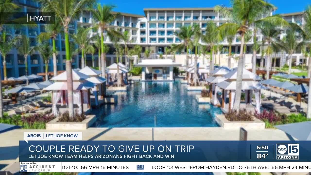 Trying to reschedule a postponed vacation? Let Joe Know team helps one frustrated couple