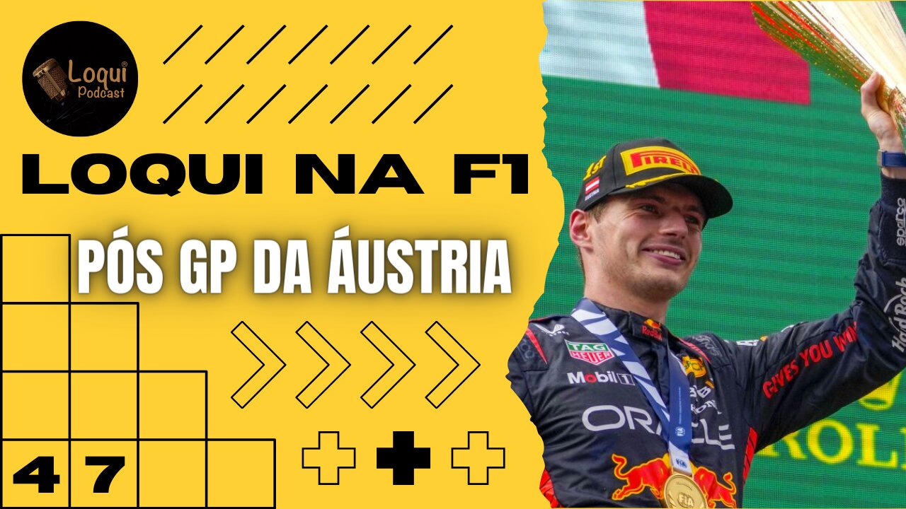 Pós GP da ÁUSTRIA - F1 2023 🏆 Etapa 9/22 🏁 Loqui na F1 - 9 🎙Loqui Podcast #047