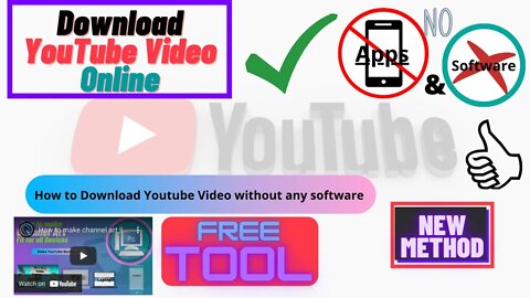 How to Download YouTube Video without any app?|| YouTube video Downloader in 2022 #qisaqtech