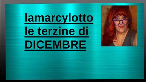 LE TERZINE DI DICEMBRE