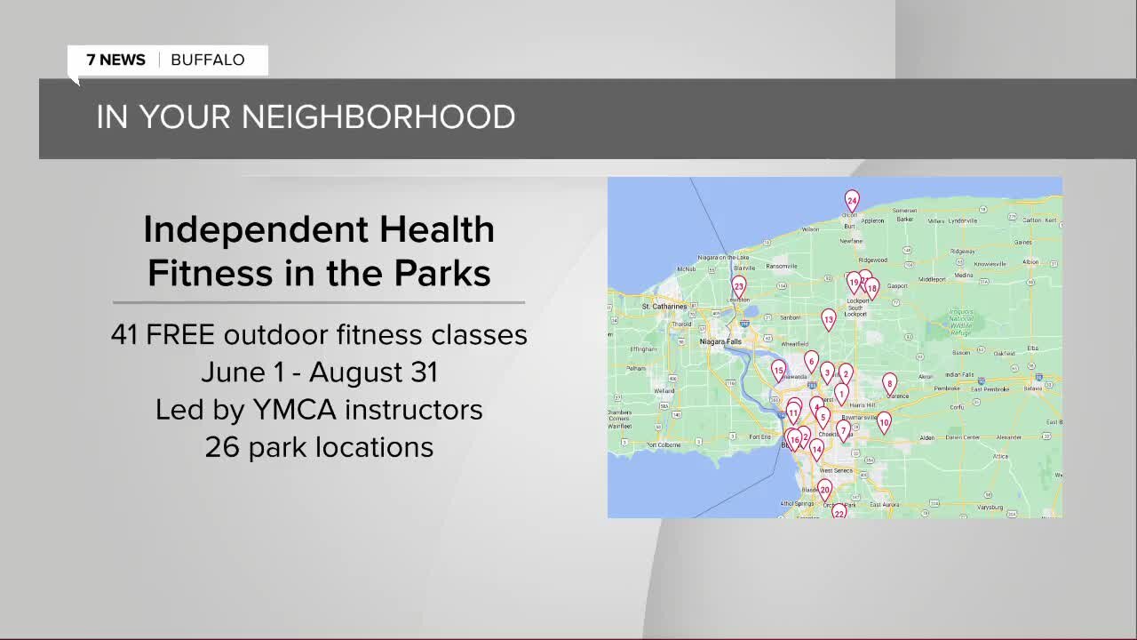 Fitness in the Parks returns to 26 locations across WNY
