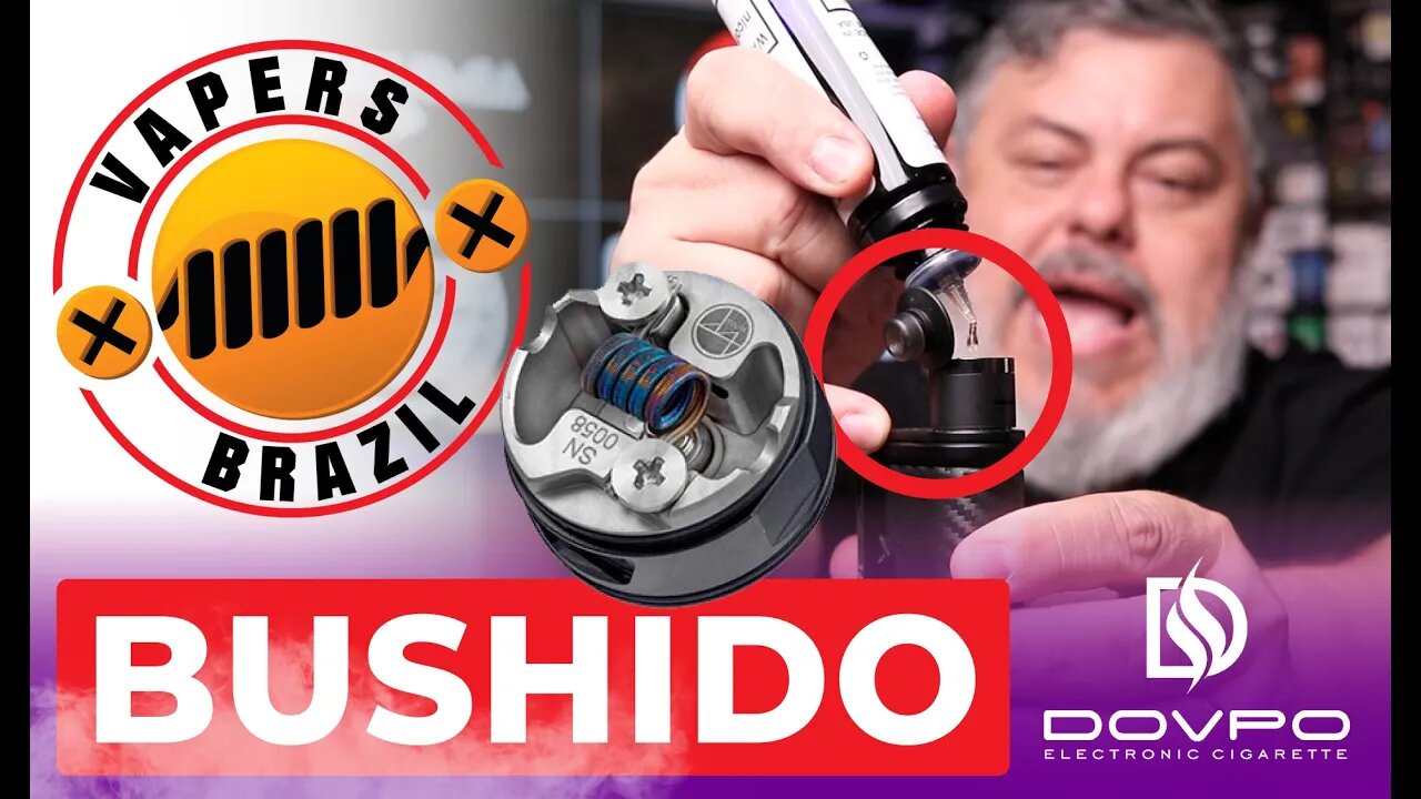 Dovpo / BP Mods Bushido V3 RDA - Excelente RDA Single Coil - Review PTBR