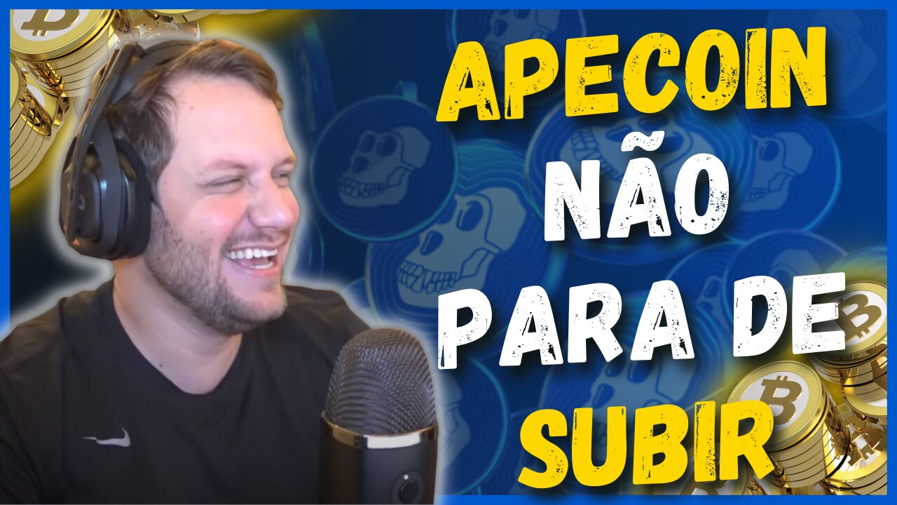 APECOIN SUBINDO MUITO MESMO COM O BITCOIN EM TENDÊNCIA DE BAIXA A CURTO PRAZO!