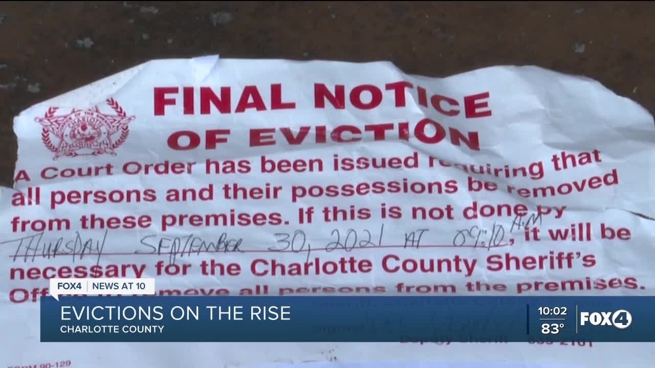 Evictions on the rise in Southwest Florida after CDC moratorium expired