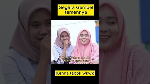 Gembel berulah, temennya kena tabok wkwkwk