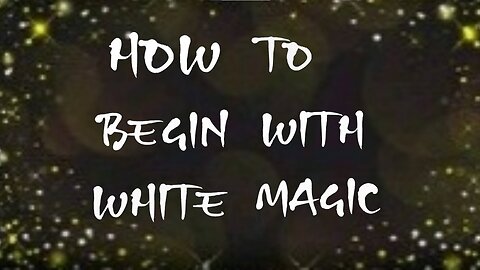 WHITE MAGIC = IT HURT SO HE MUST BE POSSESSED!
