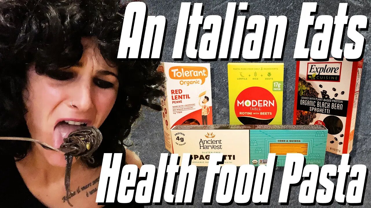 Italian Tries American Health Food Pasta | Italians Try American Pasta