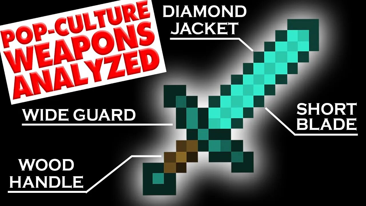 MINECRAFT DIAMOND SWORD analysed and redesigned!