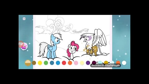 Lets Paint Dashie & her best friends! / MLP: Color by Magic