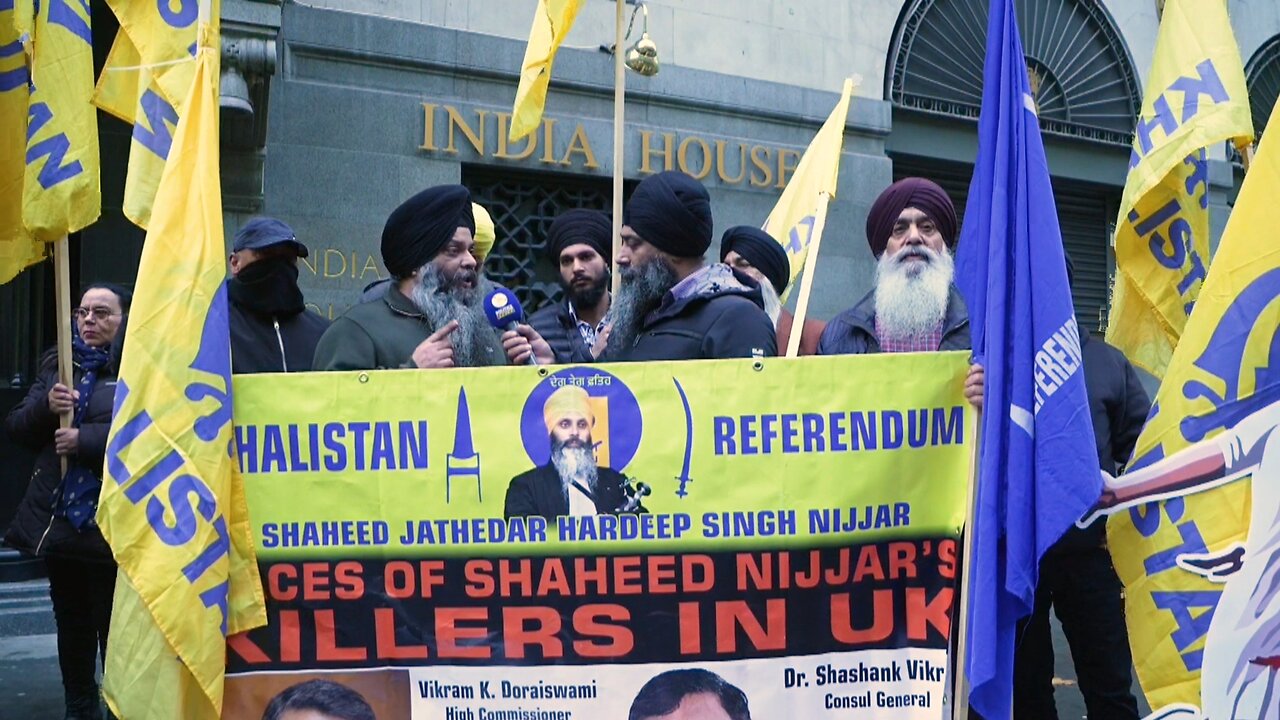 LIVE : 02-11-24 | PROTEST OUTSIDE THE INDIAN HIGH COMMISSION IN LONDON | POLITICS PUNJAB TV