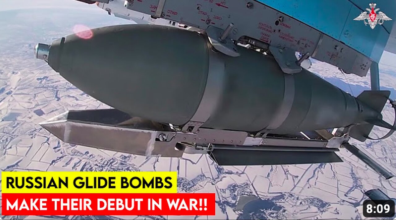 Russian Glide Bombs Make Their Debut in the Russia 🇷🇺 Ukraine 🇺🇦 SMO now war!!