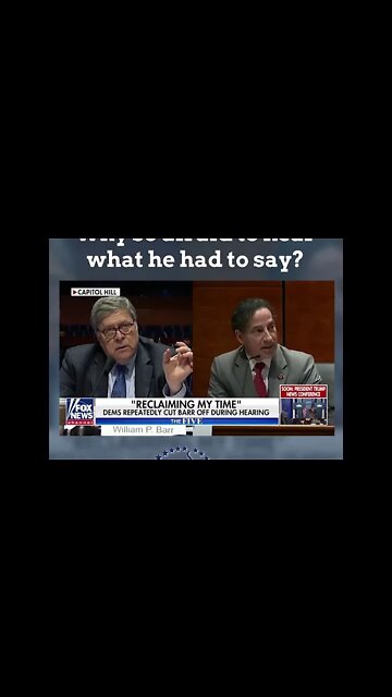 Attorney General William Barr Testified Before The House... Kind of...