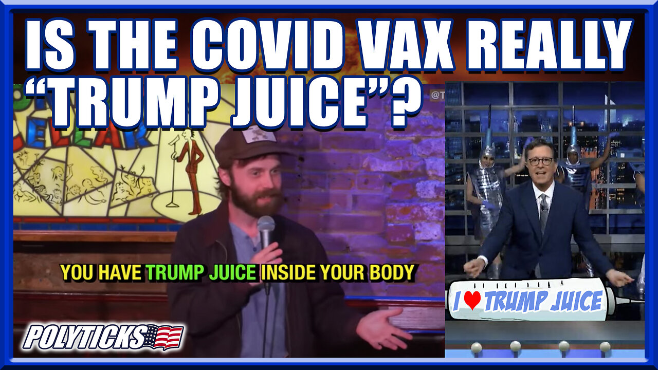 Comedian Refers to the COVID Vax as "Trump Juice"