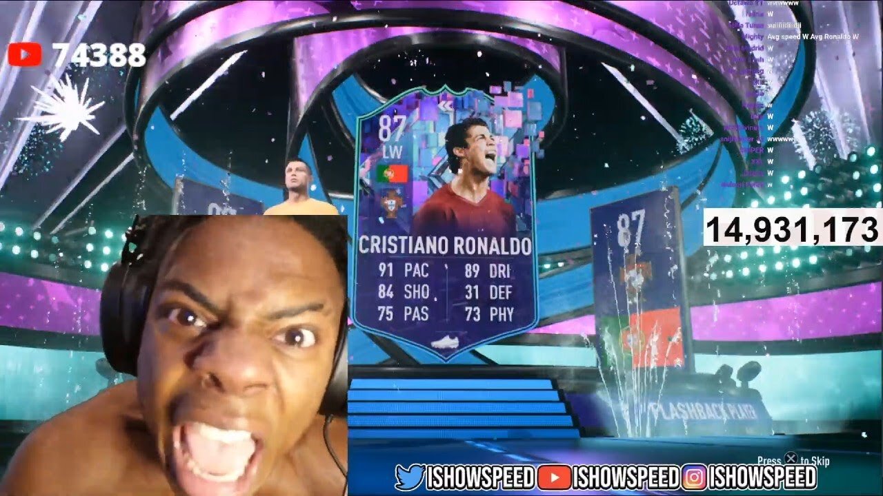 Speed packs Ronaldo! 💀