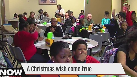 A Christmas wish come true