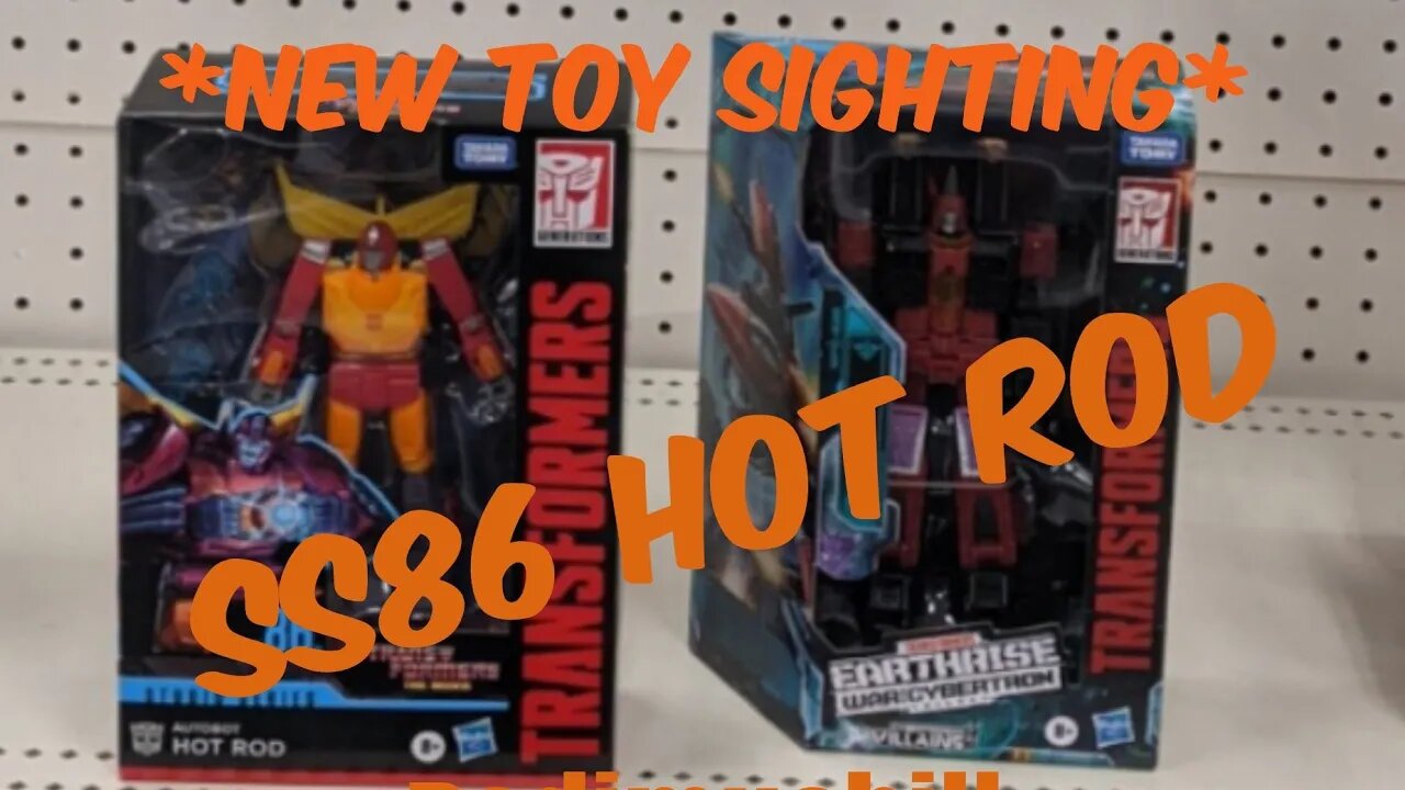 Transformers Studio Series 86-04 Hot Rod Voyager Figure *Rodimusbill New Toy Sighting* (UPC to scan)