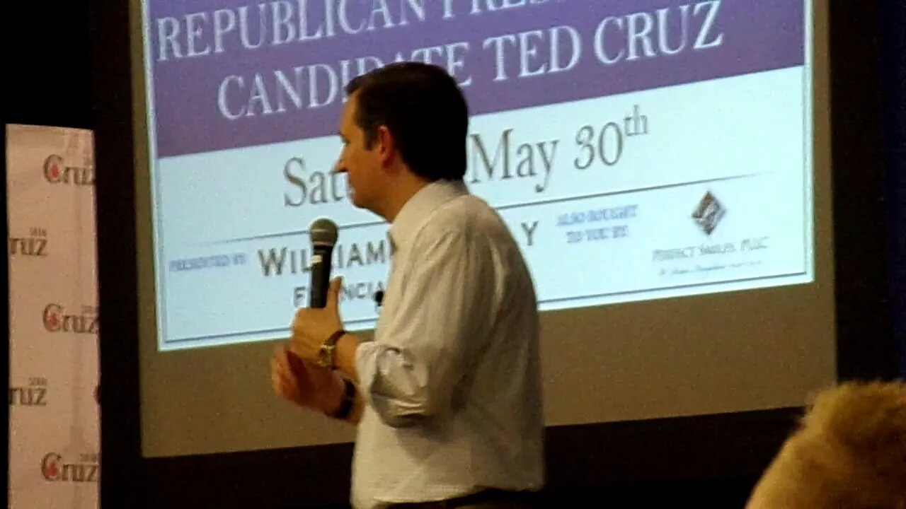 Ted Cruz Speech at WRKO Town Hall Southern NH University 2 of 2 5-30-2015