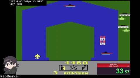 River Raid 35s 21ms on 5000 Points% #speedrun