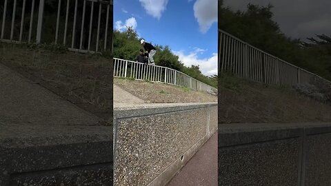 Don’t know What possessed me to try this 🚫#streetskateboarding