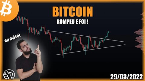 ROMPEU, AGORA É LUA?! Saiba QUANDO Comprar BTC -Análise Bitcoin 29/03/2022